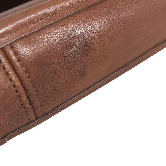 Auth COACH - 5181 Brown Leather Business Bag - Picture 4 of 11